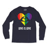 Love Is Love LGBT Rainbow Heart Long Sleeve Shirts