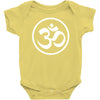 ohm aum um yoga Baby Onesie