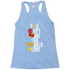 you can't save the world alone Racerback Tank