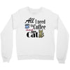 coffee cat Crewneck Sweatshirt