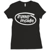drummer inside Ladies Fitted T-Shirt