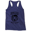 monsters outside fan club back Racerback Tank