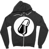 mic Zipper Hoodie