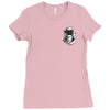 pocket dark link Ladies Fitted T-Shirt