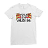 pizza is my valentine 4 Ladies Fitted T-Shirt