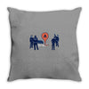 map marker death Throw Pillow