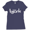bj&ouml;rk hooded sweatshirt Ladies Fitted T-Shirt
