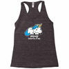 sad unicorn Racerback Tank