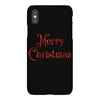 merry christmas red glitter iPhoneX
