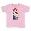 mario licking toad Toddler T-shirt