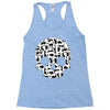 cat skull Racerback Tank