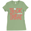 trick or treat Ladies Fitted T-Shirt