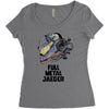 full metal jaeger Women's Triblend Scoop T-shirt