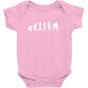 golf evolotions white letter Baby Bodysuit
