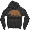 Papa Bear Zipper Hoodie