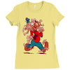 the flying spaghoofy monster Ladies Fitted T-Shirt