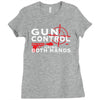 limited edition gun control Ladies Fitted T-Shirt
