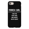March Girl iPhone 8