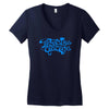 paradise garage sign Women's V-Neck T-Shirt