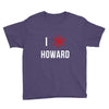 i heart howard Youth Tee