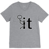 fk it funny college party V-Neck Tee