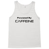 powered by caffeine funny t shirt red bull morning coffee Tank Top