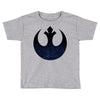 rebel logo with space pattern Toddler T-shirt