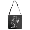 banksy teddy bear pop art new Adjustable Strap Totes