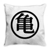 Goku Logo T-Shirt Throw Pillow