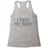 i love it when my wife let's me play golf Racerback Tank
