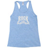 rock is dead paper killed it Racerback Tank