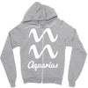 aquarius zodiac Zipper Hoodie
