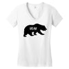 Bear Women's V-Neck T-Shirt