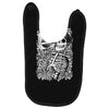 boombox skull Baby Bibs