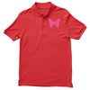 breast cancer butterfly Polo Shirt