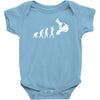 moto cross free style evolution cool Baby Onesie