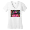 silence the mind Women's V-Neck T-Shirt