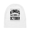 kings are born in october Baby Beanies