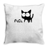 flcl white Throw Pillow