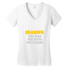 father's day grandpa gift funny grandpa shirt birthday gift for grandp Women's V-Neck T-Shirt
