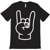 rock and roll throwing horns T-Shirt