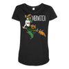 mermaid halloween Maternity Scoop Neck T-shirt