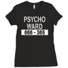 psycho ward Ladies Fitted T-Shirt