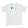 funny 80s pacman cookie monster retro gaming Youth Tee
