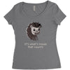 it's what's inside that counts Women's Triblend Scoop T-shirt