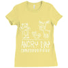 angry day Ladies Fitted T-Shirt