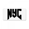 nyc new york city License Plate
