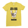 snoring gentleman Ladies Fitted T-Shirt