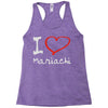 i love mariachi Racerback Tank