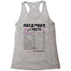 December Girl Facts Capricorn Racerback Tank